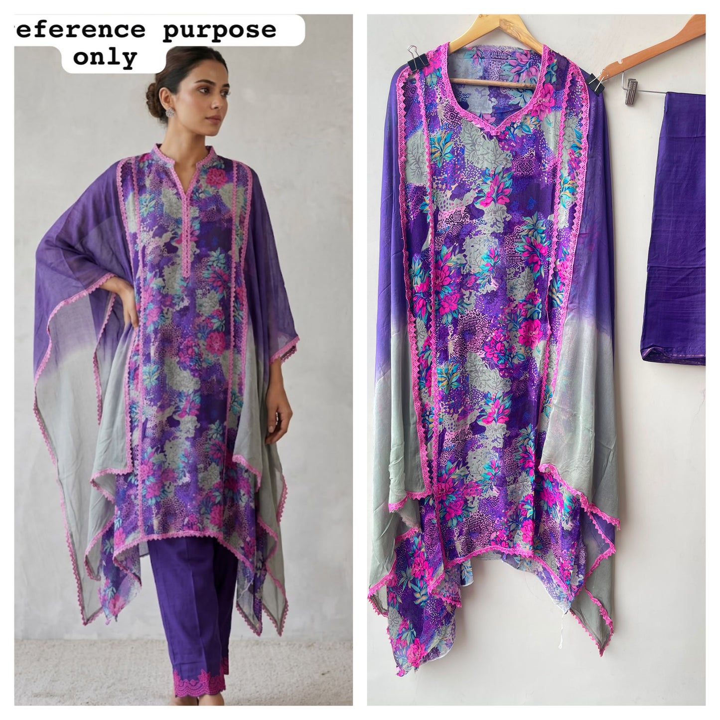 Organza Tuile printed ladies unstitched suit Rc19152