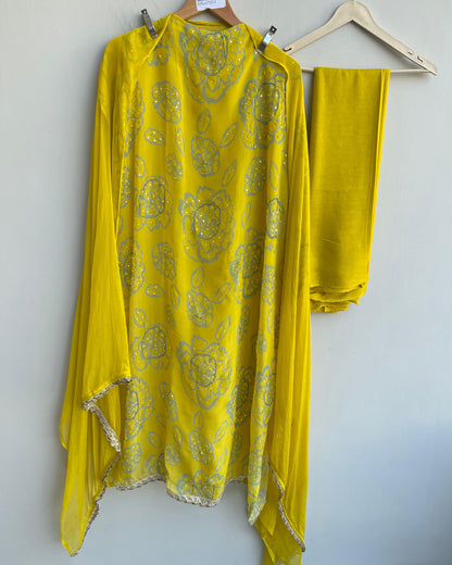 Organza printed unstitched ladies suit Rc18378