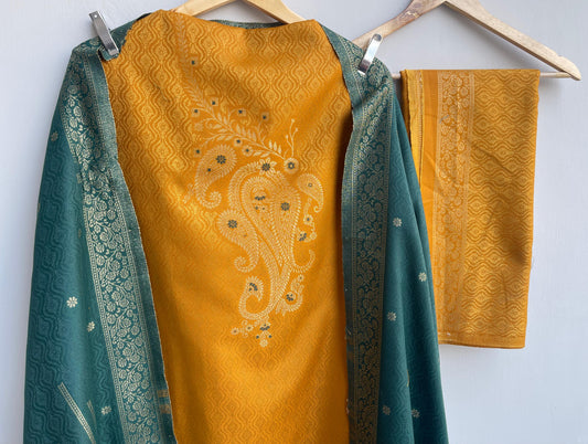 Pashmina woolen unstitched ladies suit Rc17855 (b)