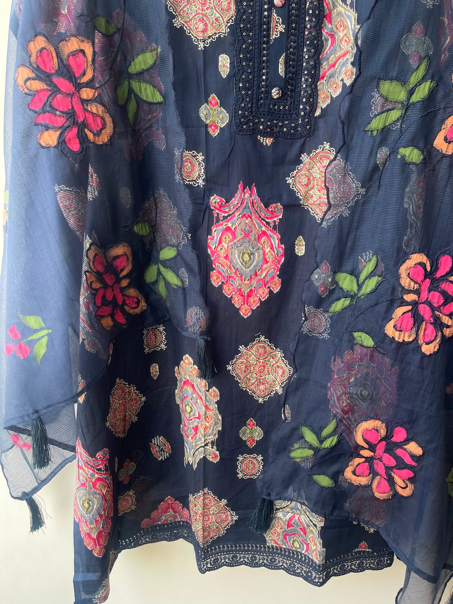 Cotton printed unstitched ladies suit Rc18973