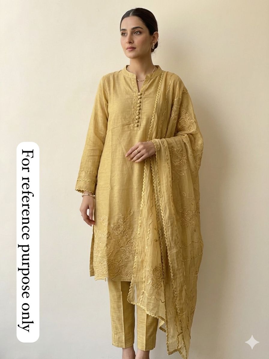 Mul Chanderi Unstitched Ladies Suit RC18842 – view 2