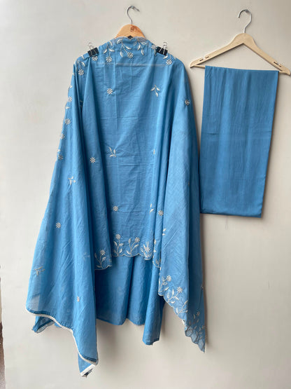 Mul chanderi unstitched ladies suit Rc19080
