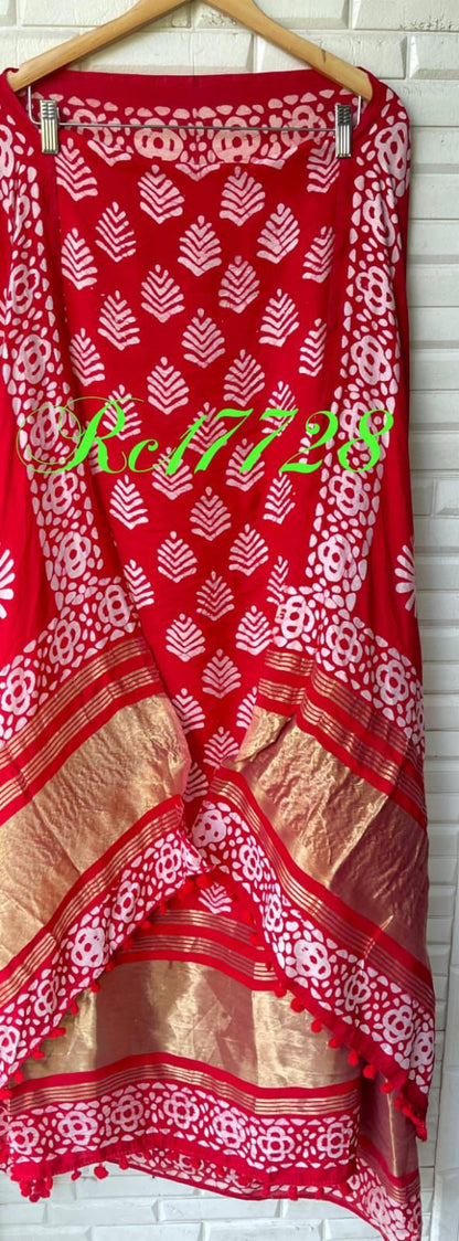 Banarasi muslin printed unstitched ladies suit Rc17729