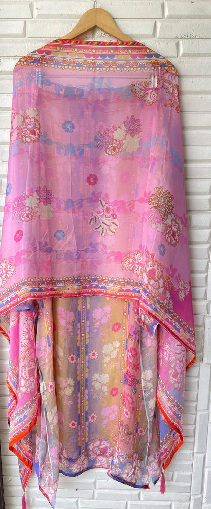 Organza unstitched ladies suit Rc17597
