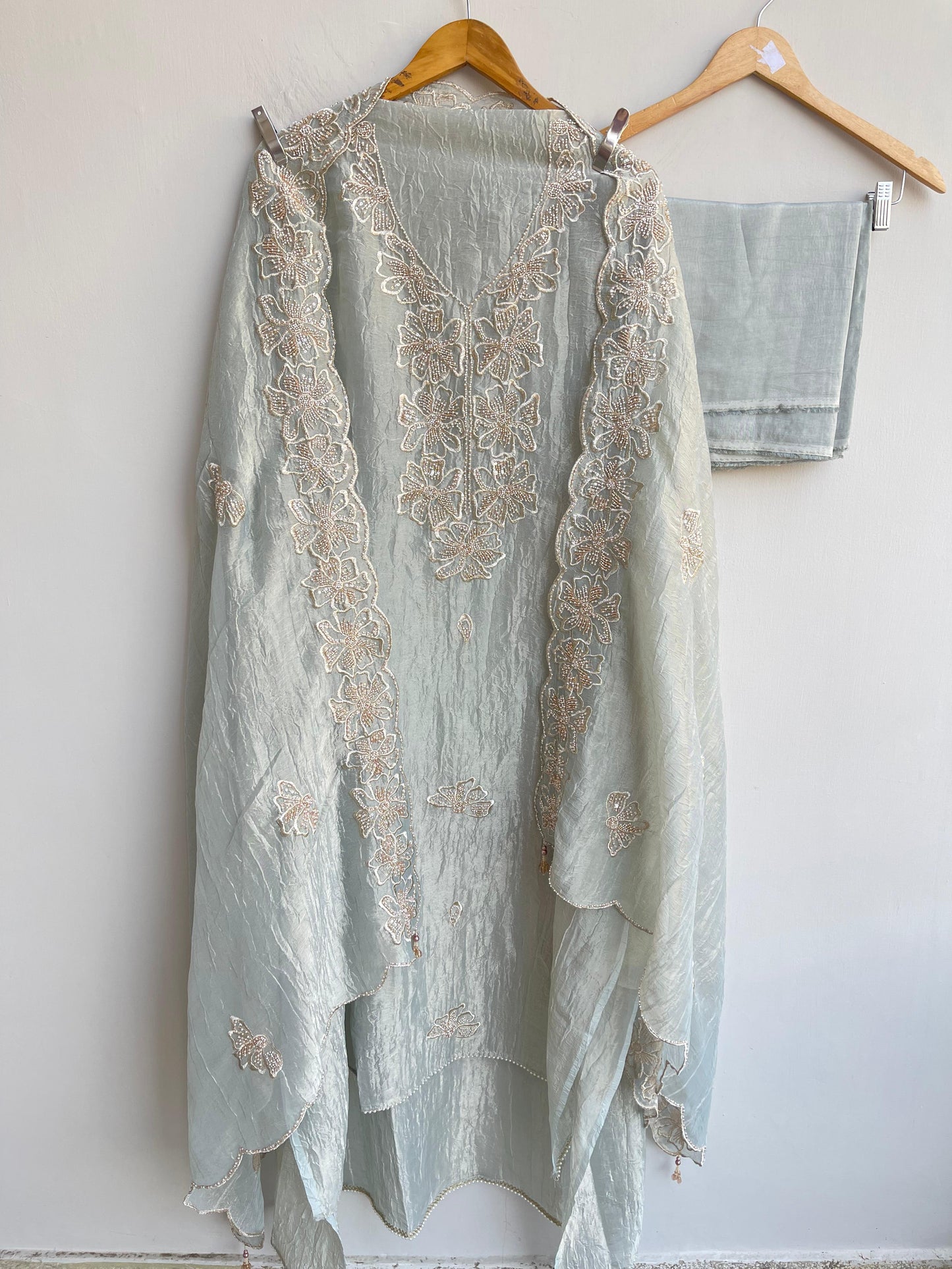 Pure crushed tissue ladies unstitched suit Rc18429 (b)