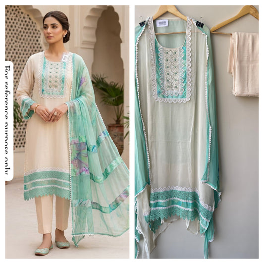 Organza unstitched ladies suit Rc18947 (a)