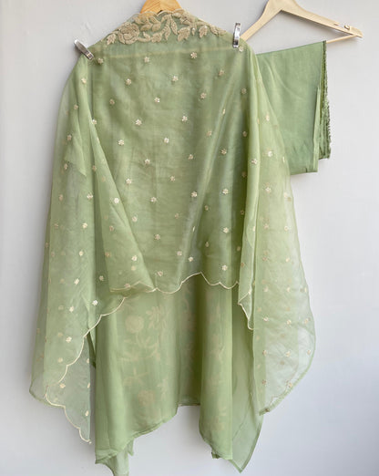 Organza unstitched ladies suit Rc17936 (b)