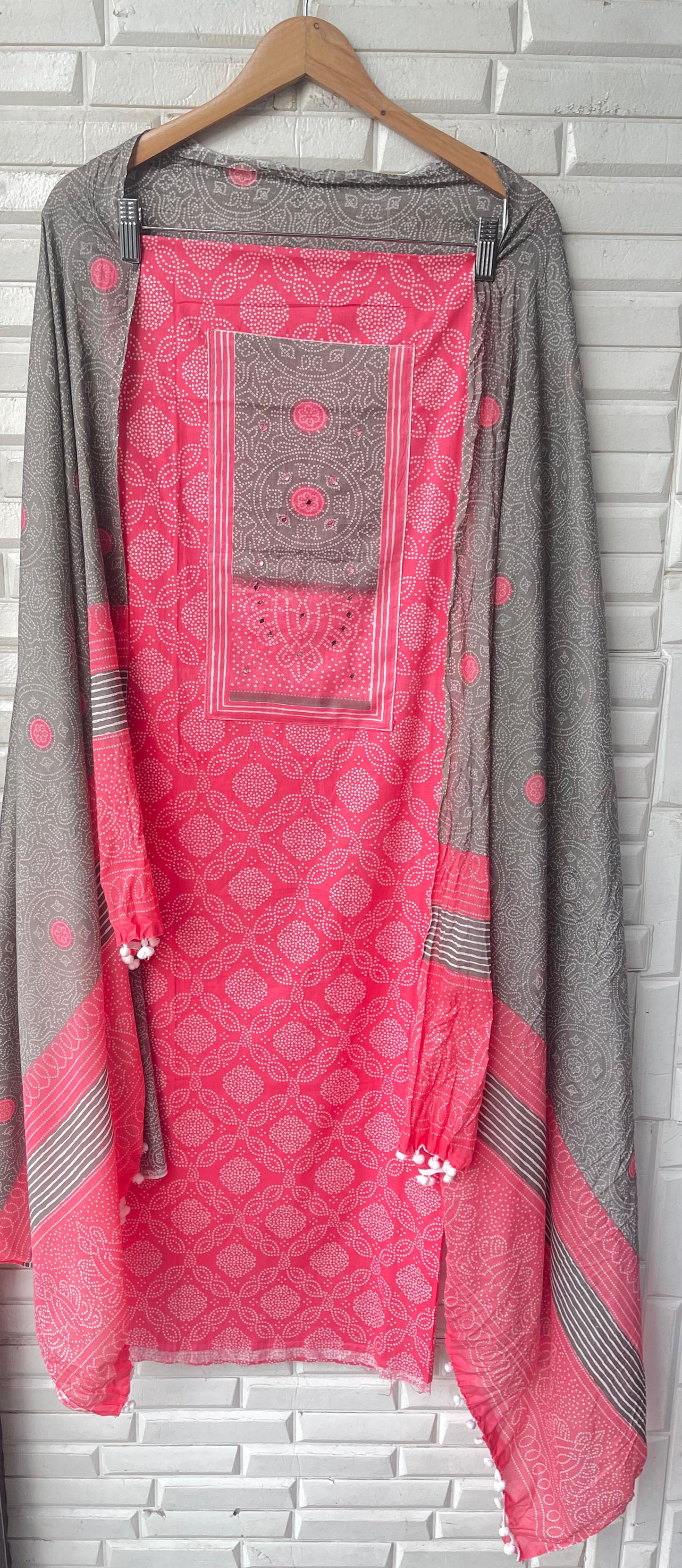 Cotton unstitched ladies suit Rc17580 (b)