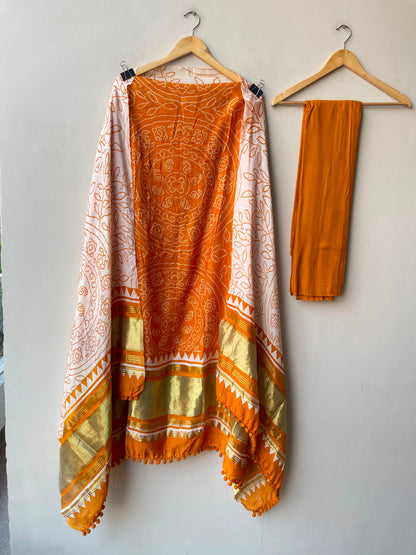 Mul cotton printed unstitched ladies suit Rc19315 (b)