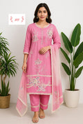 Mul Chanderi Unstitched Ladies Suit RC-17440(B)