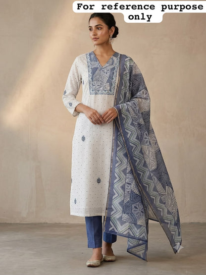 Linen printed unstitched ladies suit Rc19029