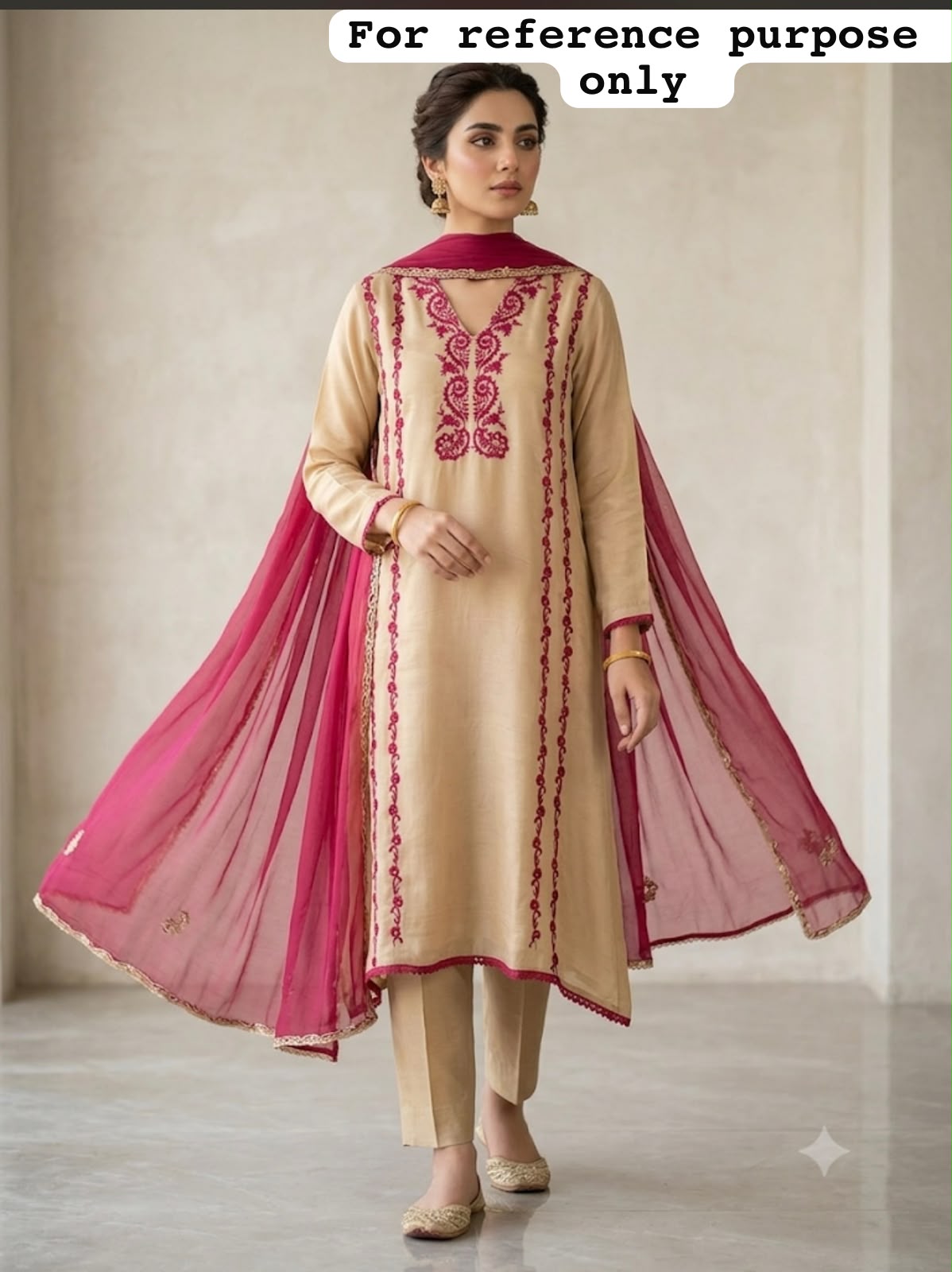 Organza Tuile unstitched ladies suit Rc19163