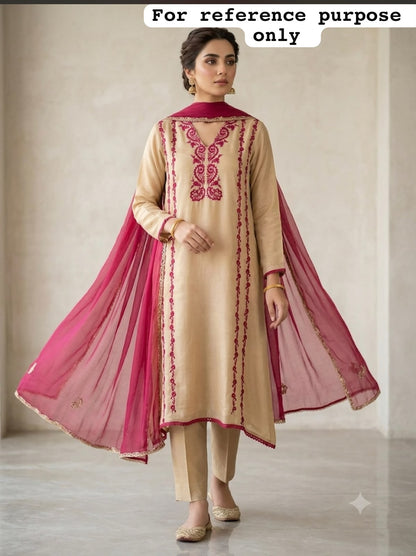 Organza Tuile unstitched ladies suit Rc19163