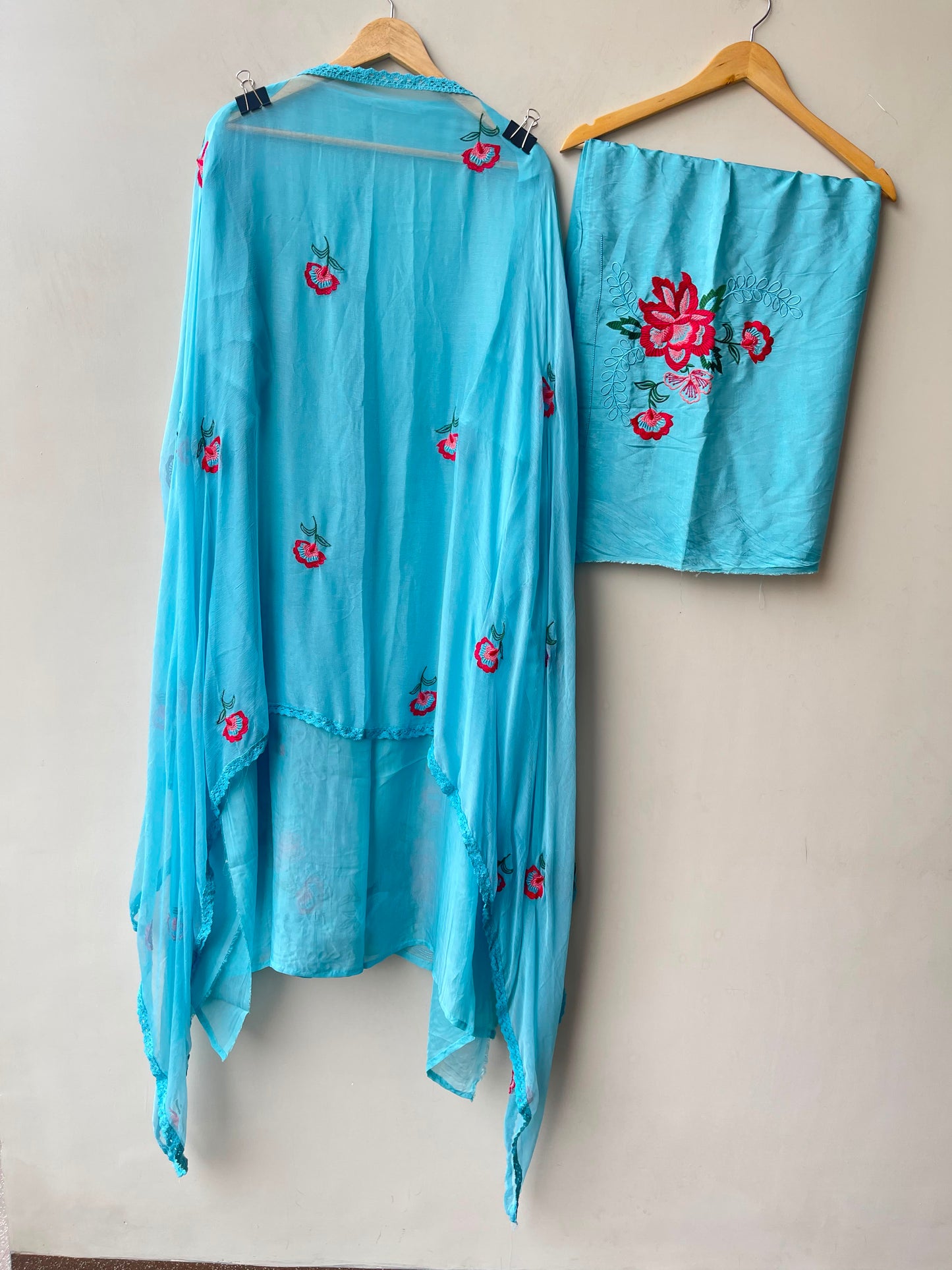 Organza Tuile unstitched ladies suit Rc19242