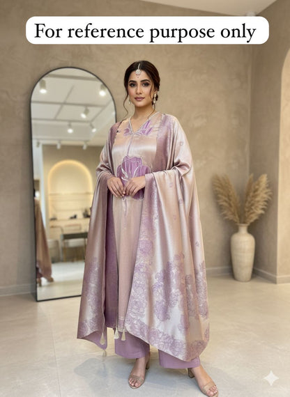 Pure Giraffe Silk Unstitched Ladies Suit RC-18403 – view 8