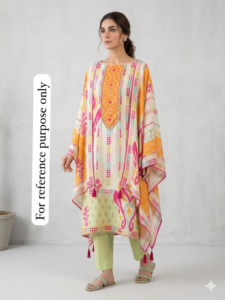 Muslin Printed Unstitched Ladies Suit RC-18732 (b) – view 7