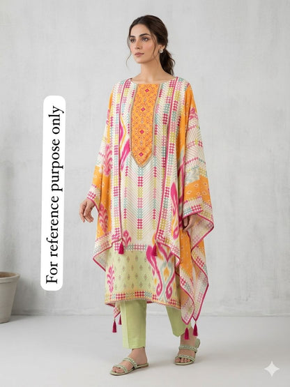 Muslin Printed Unstitched Ladies Suit RC-18732 (b) – view 7