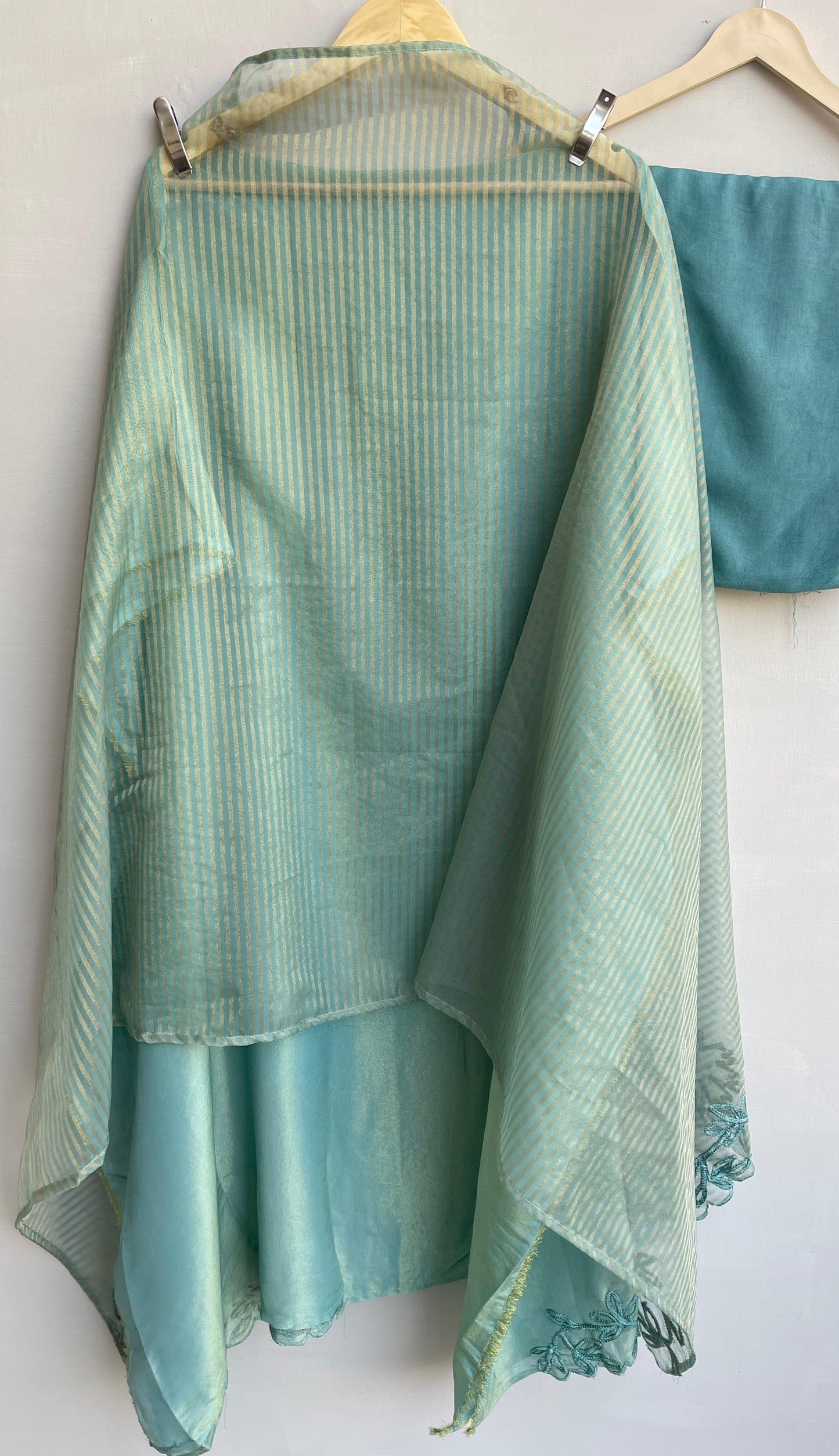 Shimmer silk unstitched ladies suit Rc17888 (b)