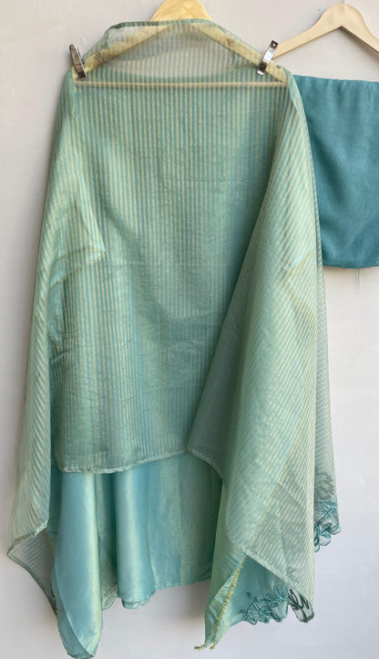 Shimmer silk unstitched ladies suit Rc17888 (b)