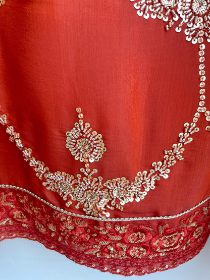 Soft organza unstitched ladies suit Rc17886 (b)