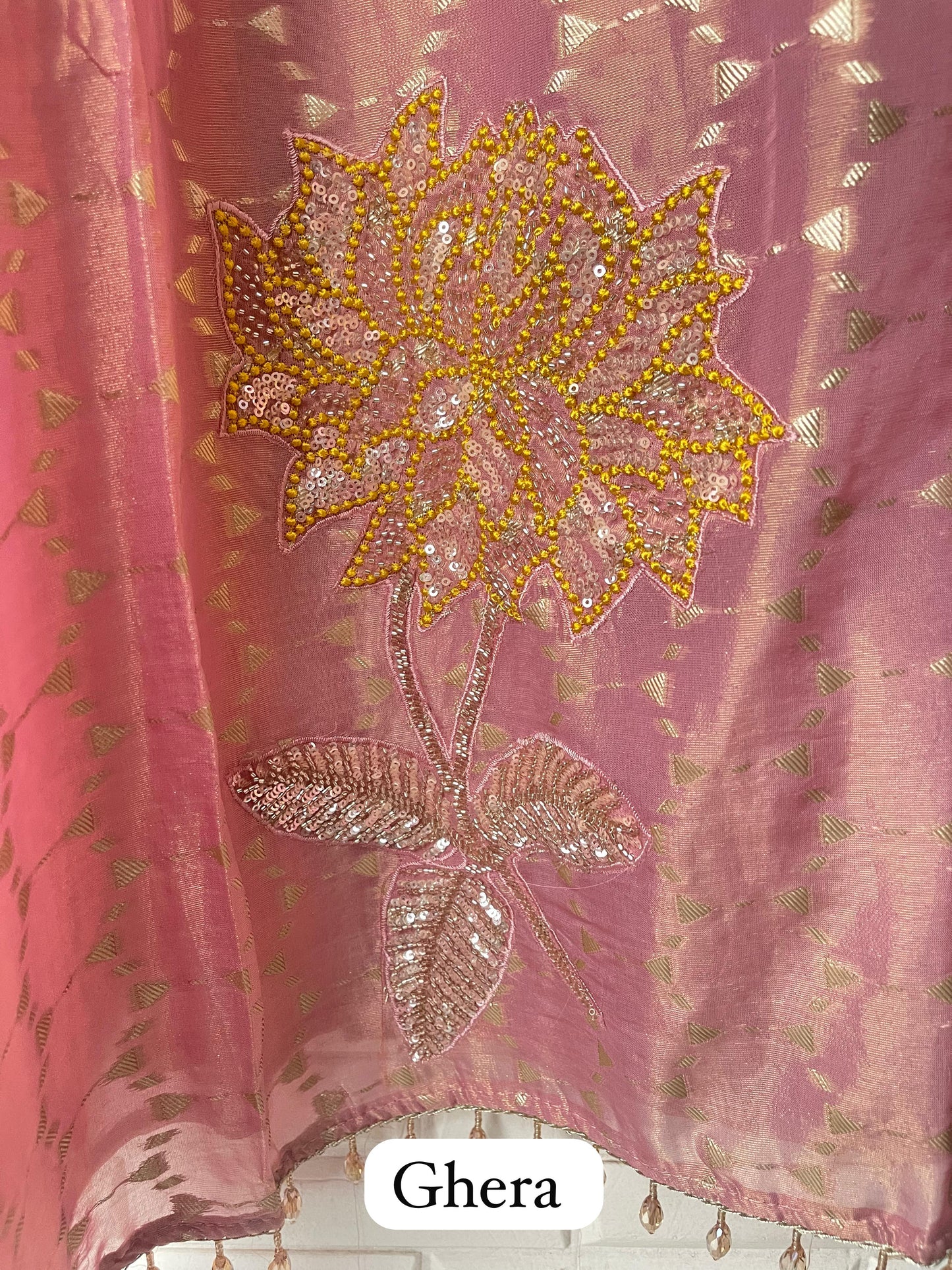 Banarasi shimmer silk unstitched ladies suit Rc17761 (b)