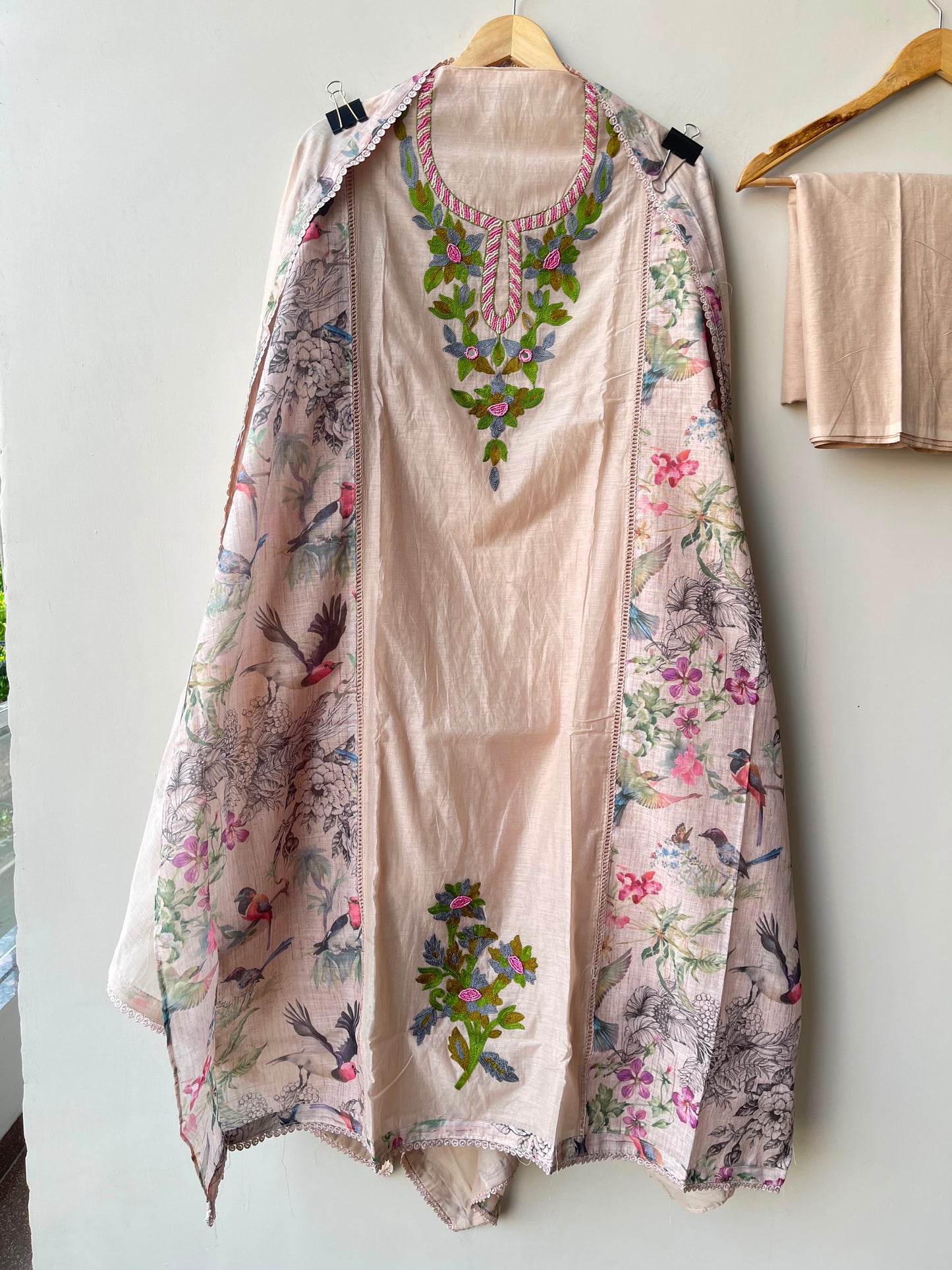 Mul cotton printed unstitched ladies suit Rc18961