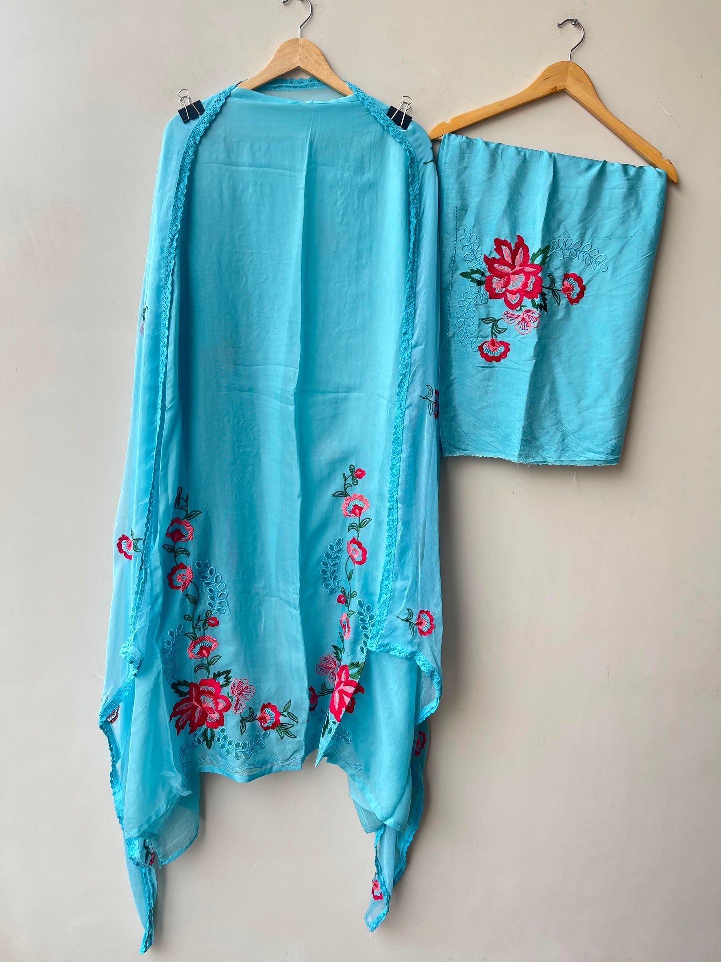 Organza Tuile unstitched ladies suit Rc19242