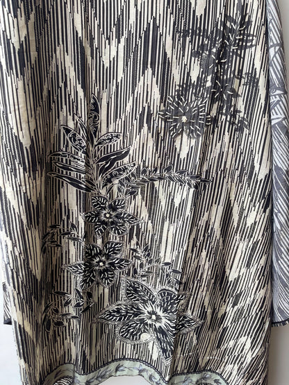 Zari weaving muslin printed ladies suit Rc18993