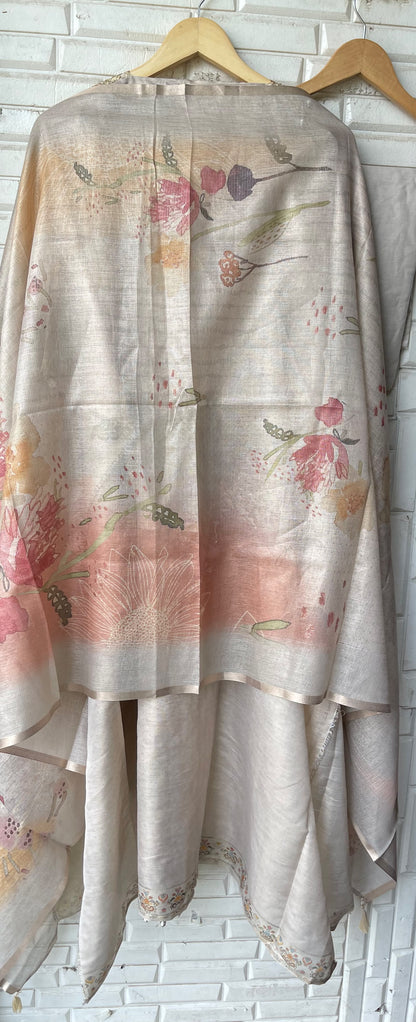 Shimmer linen printed ladies unstitched suit Rc19294