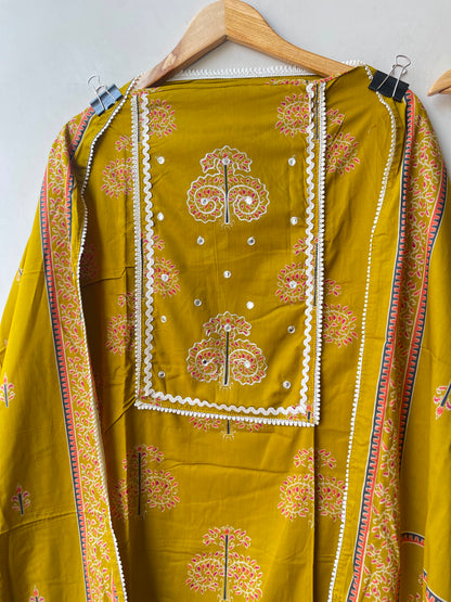 Cotton printed unstitched ladies suit Rc19306 (b)