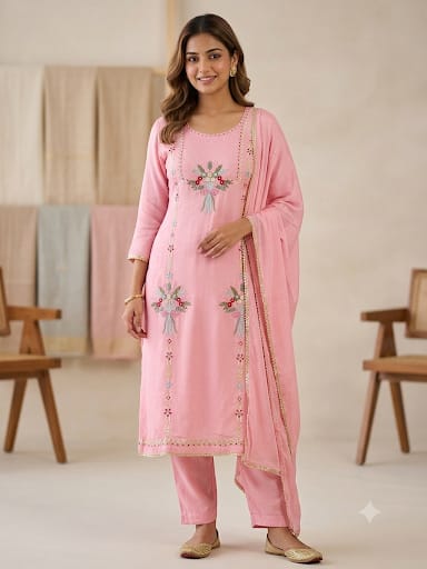 Organza Tuile unstitched ladies suit Rc19339 (b)