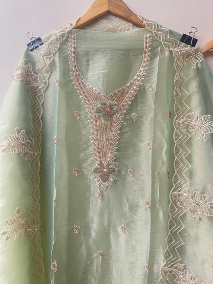 Shimmer tissue unstitched ladies suit Rc19340 (c)