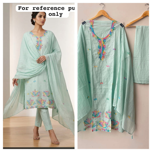 Mul cotton unstitched ladies suit Rc19184