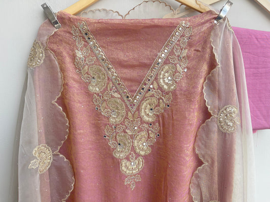 Banrasi shimmer silk unstitched ladies suit Rc18821 (c)