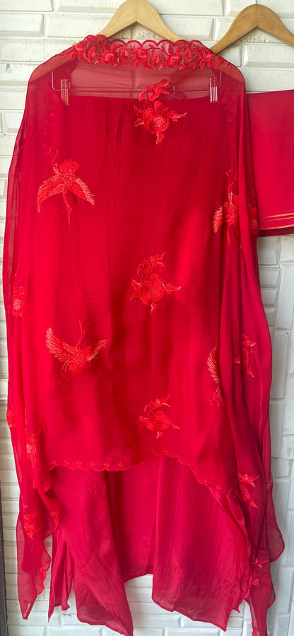 Crape silk unstitched ladies suit Rc17816 (b)