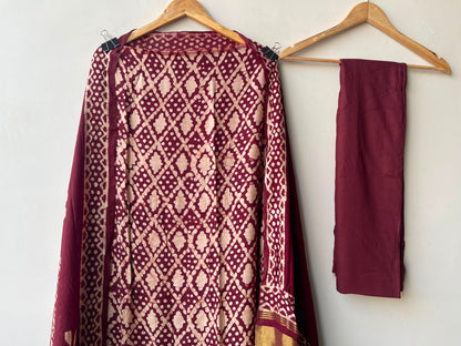 Mul cotton printed unstitched ladies suit Rc19313 (b)