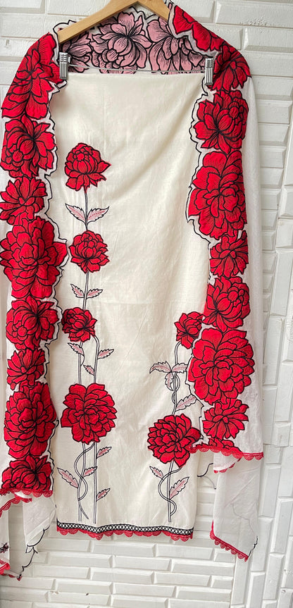 Mul chanderi unstitched ladies suit Rc17396 (a)