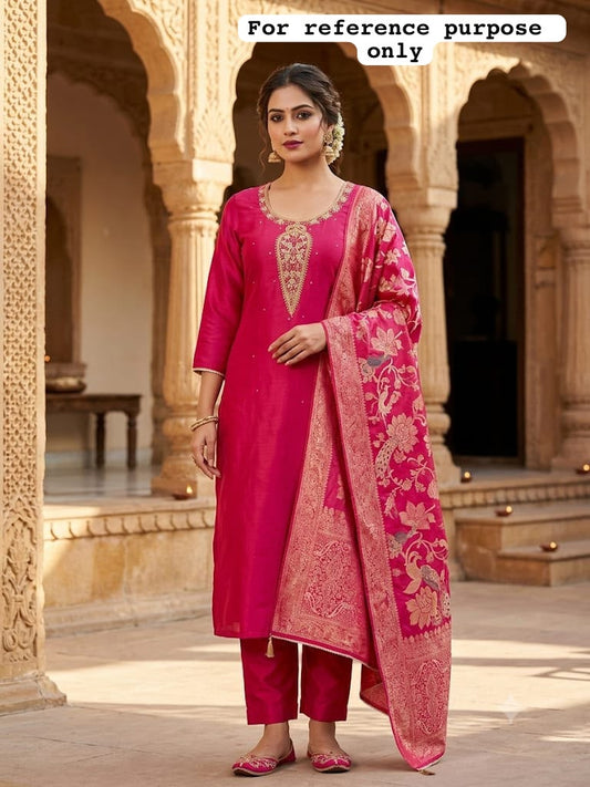 Shimmer organza unstitched ladies suit Rc19319 (a)