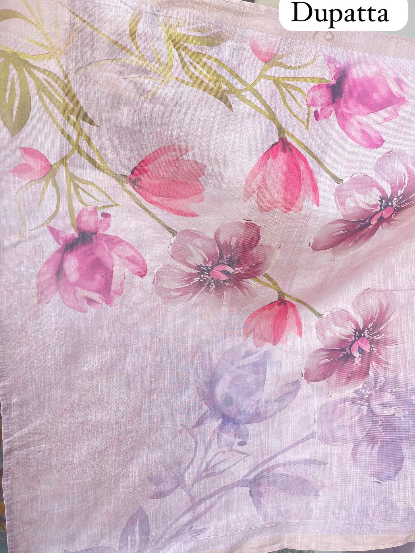 Self shimmer linen unstitched ladies suit Rc17937