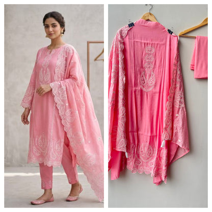 Mul chanderi unstitched ladies suit Rc19233 (b)