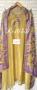 Shimmer Silk Unstitched Ladies Suit RC-16331