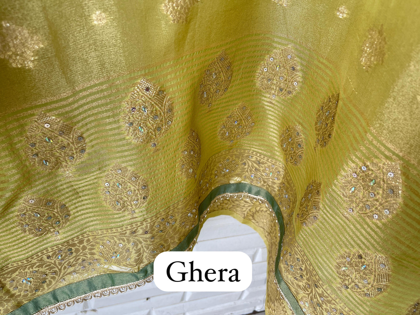 Banarasi shimmer silk unstitched ladies suit Rc17754