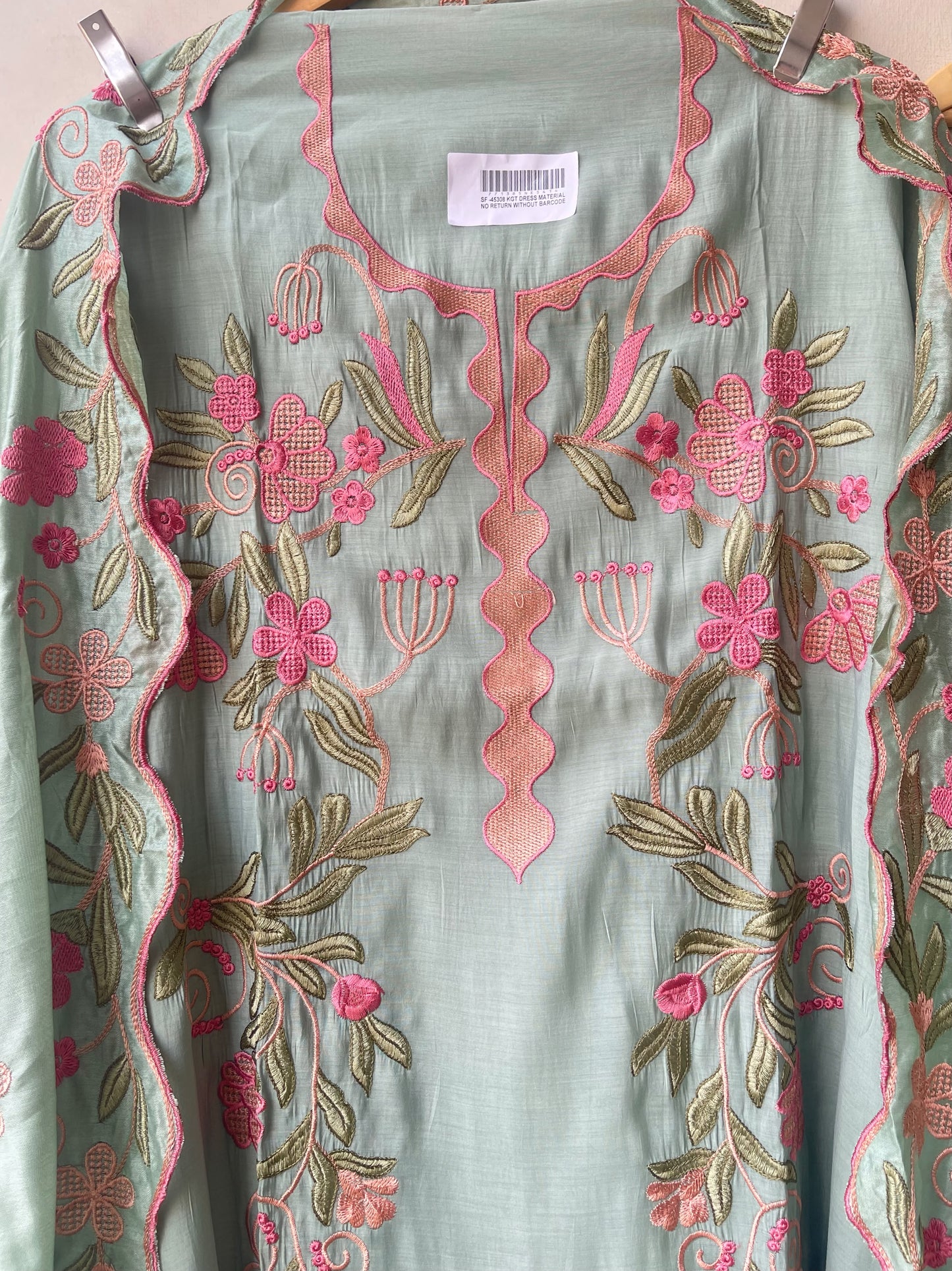 Mul chanderi unstitched ladies suit Rc19309 (c)