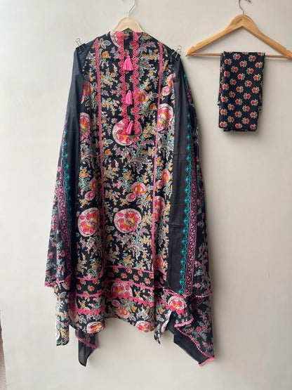 Cotton printed unstitched ladies suit Rc19129 (b)