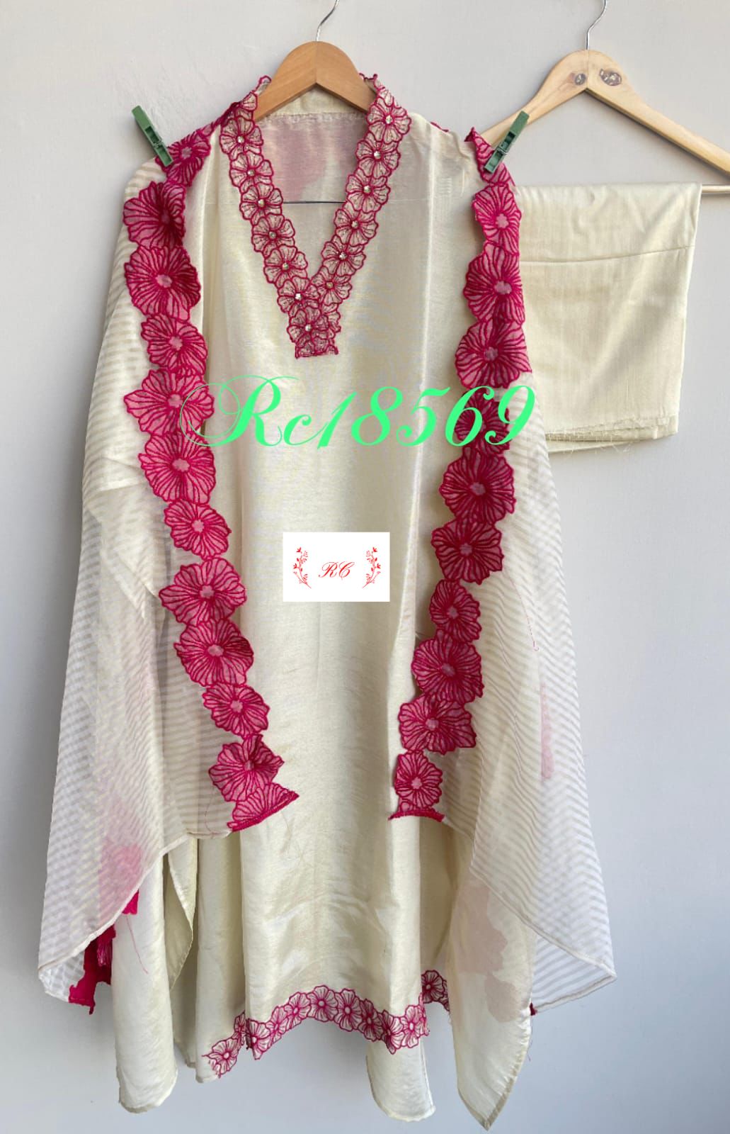 Shimmer Organza Unstitched Ladies Suit RC-18569 (a) – view 6
