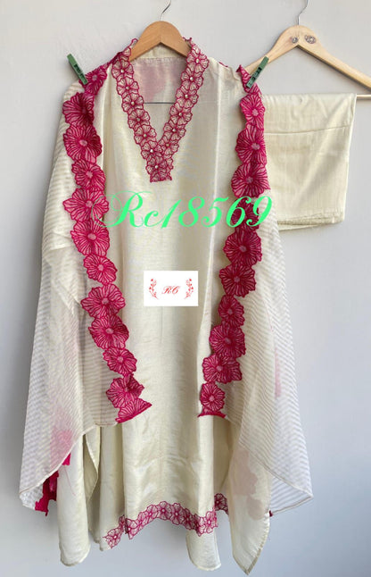 Shimmer Organza Unstitched Ladies Suit RC-18569 (a) – view 6