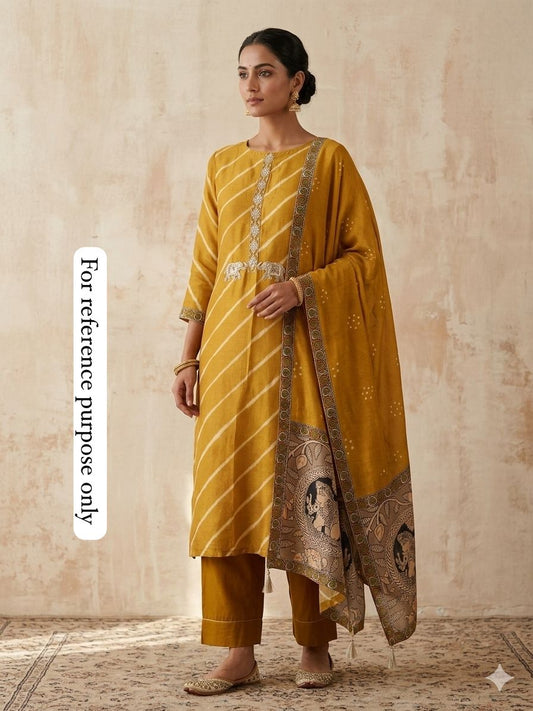 Pure silk printed unstitched ladies suit Rc18543 (b)