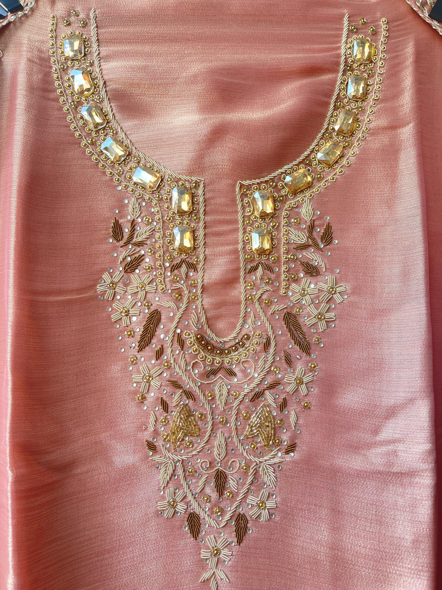 Shimmer Giraffe Silk Ladies Unstitched Suit