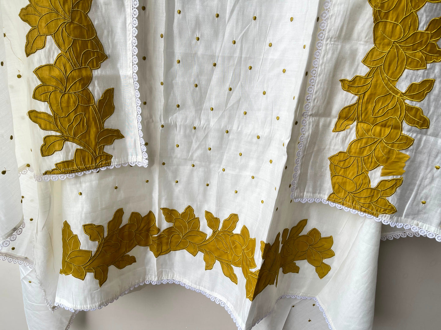 Chanderi cotton unstitched ladies suit Rc19269 (a)