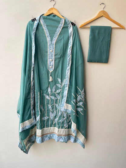Mul cotton fabric unstitched ladies suit Rc19102